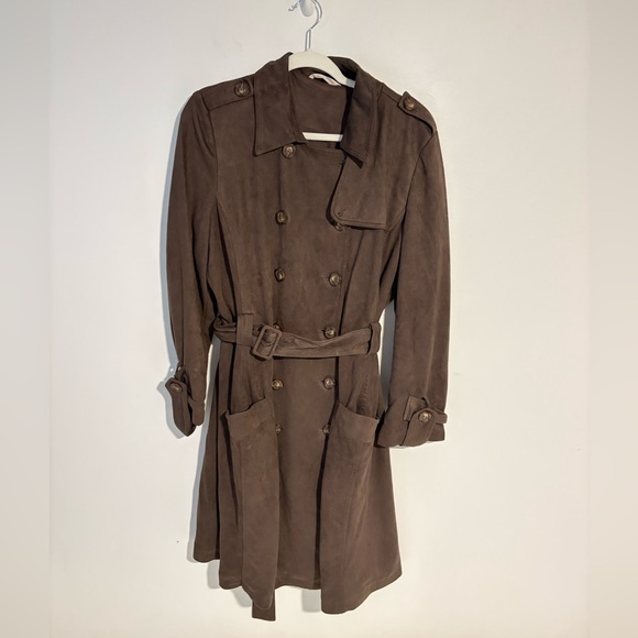 Soft Surroundings Brown Trench Coat - Picture 1 of 4